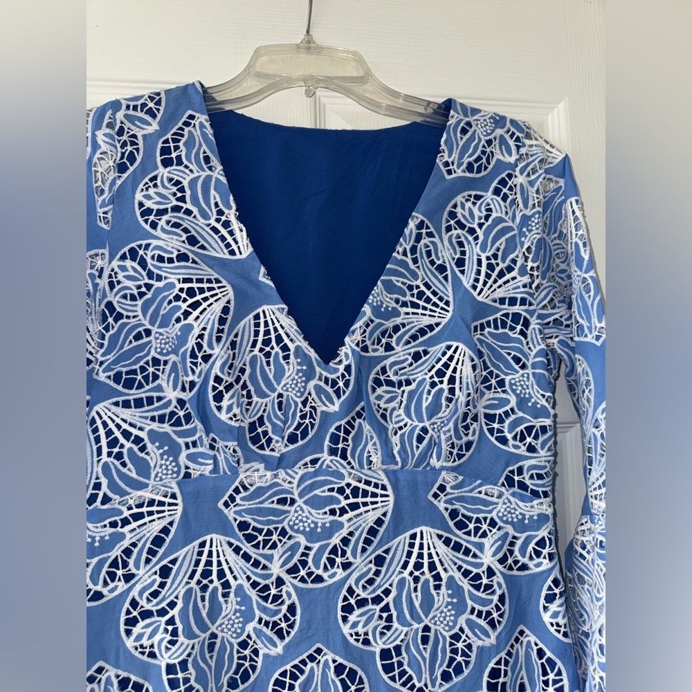 Gorgeous Blue Lace Boston Proper Dress! - Picture 5 of 6